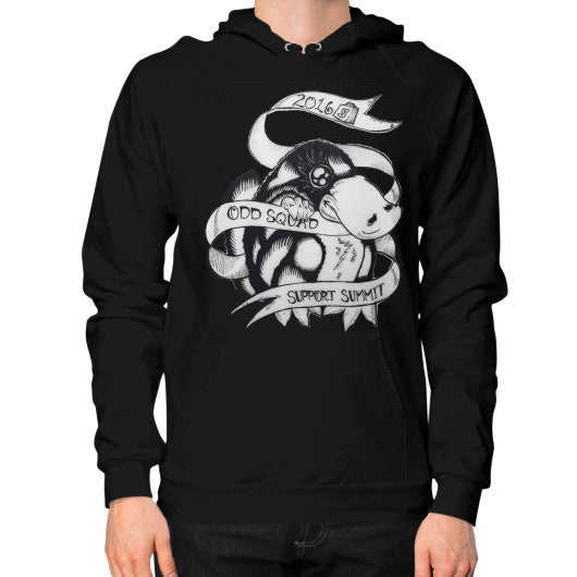 Hoodie (on man) Black odd-squad