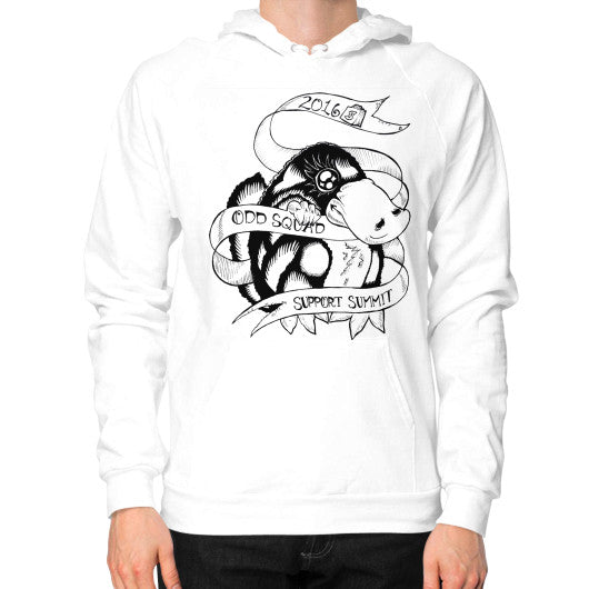 Hoodie (on man) White odd-squad