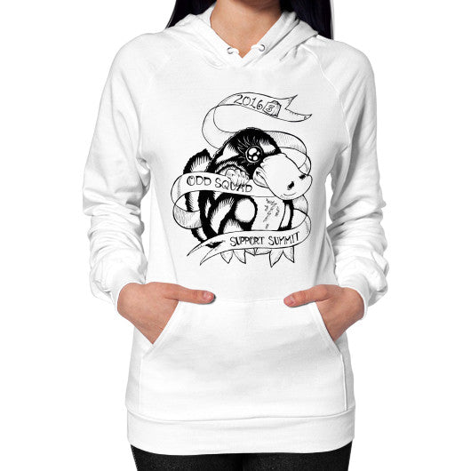 Hoodie (on woman) White odd-squad