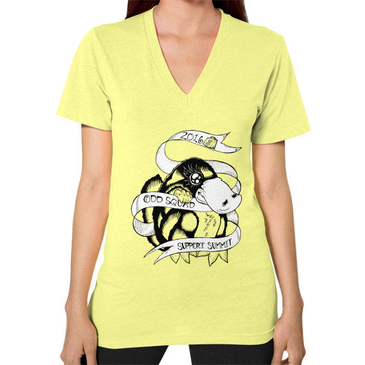 V-Neck (on woman) Lemon odd-squad