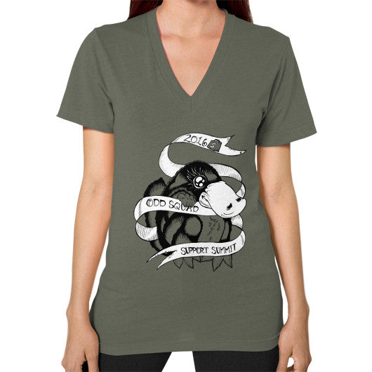 V-Neck (on woman) Lieutenant odd-squad